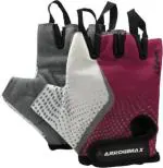 ArrowMax W-FT Women Gloves for Gym Workout - Breathable with Anti Slip Palm Protection Gym & Fitness Gloves (Pink)