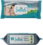 Sarah Baby Gentle 99% Pure Water Wet Wipes (72 pcs)