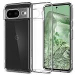 Spigen Ultra Hybrid Back Cover Case Compatible with Google Pixel 8 (TPU + Poly Carbonate | Crystal Clear)