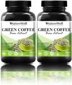 Naturewell Green Coffee Bean Extract 800Mg For Weight Loss Capsule, 60 Capsules Each (Pack Of 2)