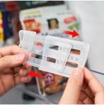 DOKEHOM Plastic 12 Pcs Refrigerator Internal Drawer Adjustable Fridge Divider Storage Dividing Bottle Organizer For Fridge Cosmetics