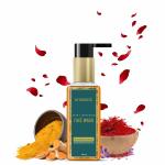 Ayuranic Tan & Dark Spots Removal Ayurvedic Face Wash For Glowing & Even Skin Tone | Kumkumadi Oil, Rose Water, Haldi For Oily & Acne Prone Skin | Ayush Certified | (11 Natural Herbs, 100 ml)