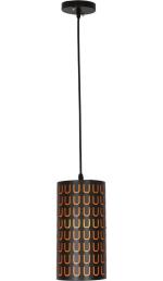 Arus Fiber, Fiber Glass, Plastic, Stainless Steel Orange Pendants Ceiling Lamp