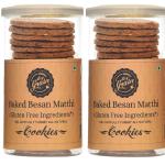 Hey Grain Baked Organic Besan Matthi Gluten Free (Contains : Organic Besan, Organic Rice Flour)