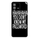 GADGETSWRAP Printed Vinyl Skin Sticker for Vivo V23 (5G) - Password