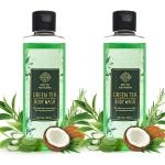 Mystic Pure Ayurveda Green Tea and Lemon Grass Body Wash For Skin Purification, Body Acne & Hydration- 400 ml