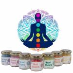 SOULAGE Seven Chakra Meditation Candles | Premium Scented Chakra Meditation Candles | Aromatherapy Candle | Transcendental Meditation Candles