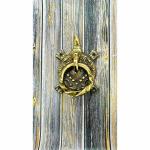 Pranjals House Brass Brown Tortoise Shape Decorative Design Door Knocker