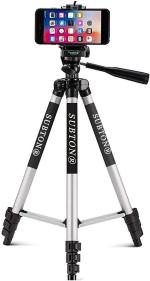 subton Rotation Black and Silver Aluminium 340 - 1020 mm Tripod for Smartphone and Medium Format Camera
