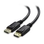 Technotech Displayport Dp To Dp Display Port Cable 1.8mtr for Monitor, Personal Computer, Laptop, Projector