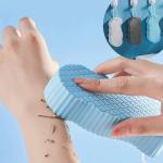 AARYANARI ENTERPRISE 2 Pcs Dead Skin Body Exfoliating Sponge, Exfoliating Body Scrub Sponge, 3D Ultra Soft, Reusable, Dead Skin Removal, for Women, Men, Children,