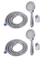 Sellzy 3 Flow Modes ABS HS-012 Plastic Hand with SS Tube 1.5 M and Hook Shower Head - 2 Pieces
