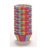 Jubilant 200 Pcs Paper Baking Cups, Rainbow Cupcake Liners (Colorful, Standard Size)