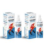 PESTGO PLUS Lizard Repellent for Home Spray Lizard Control | Made With Plants Oil, Natural Non Toxic, Irritant-Free, Chemical-Free | Baby Skin Safe Plant Safe (Pack Of 2)