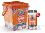 GLOWSIO Premium Wash Detergent Powder | Free Scoop | Dissolves Easily, Soft on Fabric Detergent Powder 6 kg (Active Fresh)