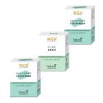 WON Coconut & Cucumberl & Pure Neem Soap - Pack Of 3