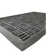 PIXEL HOME DECOR Grey Coir, (Back) Rubber Welcome Mat 70.0 Centimeter 40.0 Centimeter