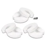 Kids Station Made in India Baby Proofing Finger Pinch Door Guard for Kids Safety Door Stopper Guard for Accidental Door Lock & Slamming for Child, Babies & Pet Safety (Pack of 6, White)