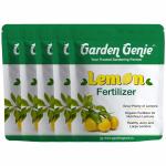 Garden Genie Lemon Plant Fertilizer for Lemon Plants 4 Kg (5 Bags of 800g) | Organic Fertilizer for Growing & Fruiting Lemons in Home Garden, Powder