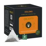 Okayti Darjeeling Oolong Pyramid Tea Bags - 15 Oolong Tea bags- Organic Single Estate Oolong Tea - Rich in antioxidants- Reduce Stress