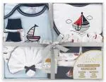 Lilsoft Baby Newborn 6 Pieces Gift Set (Blue1)