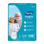 Dignity Magna Adult Diapers, Large, Waist Size 38