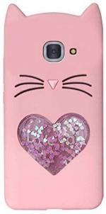 Sonty Samsung Galaxy J4 Plus Pink Screen Protector Mobile Back Cover