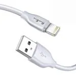 PunnkFunnk USB Lightning 3.4A Fast Charging Cable - 5ft, Unbreakable Nylon Braided, Quick Charge Compatible with All iosUSB Devices, Data Transfer, Tangle-Free - (Pack of 2)