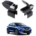 Oshotto PU Leather AR-01 Car Armrest Console Box Compatible with Maruti Suzuki Baleno 2015-2019 - Black