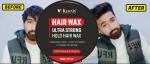 KURAIY Natural Stronghold Hair Wax| Crystal Hair Wax for Men | Glossy Finish | Hair Style, Shine | Strong Hold Styling Hair Wax Hair Wax Hair Wax (100 g)