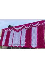 Ayushkacrafts Pink and White Bright Cloth Wall Decor