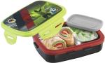 Flyfot Steel Thermoware Insulated 2 Containers Lunch Box With Steel Inner, 300 ml,