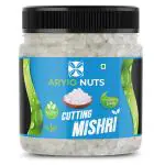 ARYIONUTS Premium Quality Crystal Clear Cutting Mishri | Sugar Candy Balls | Diamond Prasad Mishri | Cutting Mishri Dana (400 g)