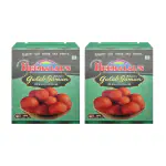 HEERALAL'S Bikaneri Gulab Jamun | Mouth-Watering Ready-To-Eat Indian Mithai | 2Kg (1Kg x 2) Net Weight | 14 Pieces Per Can | Vegetation | Zero Preservative