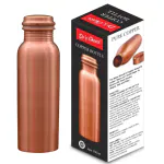 Dr's Choice Plain Matt Lacquer Copper Water Bottle (750ml)