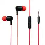 Hitech Extra Bass Stereo Earphone / headphone ( Red & Black )