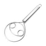 KHODAL ENTERPRISE Stainless steel Atta maker Whisk Kitchen utensil Dough kneading Baking tool Flour mixing Chapati dough Chapati dough dahi makking whisk (1 PCS)