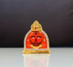 Adhvik Salasar Balaji Idol Lord Hanuman Idol( St/nano Salasar Balaji) God Stand Décor