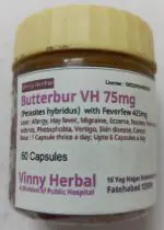 Butterbur DH Herbal Supplement Capsules 60 Caps Jar - DoctorKC Herbal