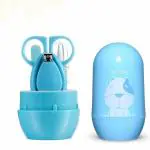 SYGA Blue Grooming Kit with Scissors (Set of 4)