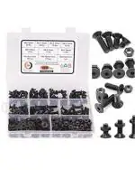 Epi-Torque High Tensile Countersunk Bolts - Dia M6 Assorted Lengths 8mm-30mm with Plastic Box Assortment (Pack of 418)
