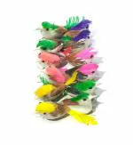 Nawani Artificial Mini Birds - Pack of 12, Size 5/2 cm