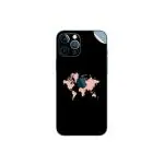 GADGETSWRAP Printed Vinyl Skin Sticker for Apple iPhone 12 Mini - Map