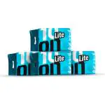 10 On Lite 2 Ply Toilet Roll 6 In 1 - Paper Size 9.8 x 10 cm 180 Pulls - 6 Rolls - Pack of 4