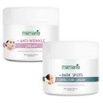 Mamario Anti Wrinkle Face Cream & Dark spot corrector cream -Anti Aging Face Cream with Peptide ,Hyaluronic ,Retinol (100 g) pack of 02