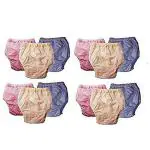 Chinmay Kids Multicolor Baby Premium Cloth Diaper Washable Reusable (0 M+ ) Set of 12