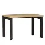 Indian Décor Metal Kitchen Storage Simple Microwave Oven Matte Finish Wood Shelf Rack 45000 (Black, 45x29x28cm)