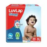 LuvLap Pant Style Baby Diapers with Aloe Vera Lotion for rash protection, Extra Large (XL) For babies of from 12-17 Kg - 54 Count