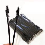 BID 50 Pcs Eyelash Brush Mascara Wands Black Eyelash Brushes for Eyelash Extension Eyebrow Applicator Cosmetic Makeup Brush Tool Kits