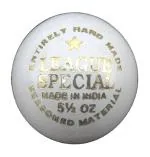 CEELA League Special Leather Cricket Ball (White, Pack of 5)